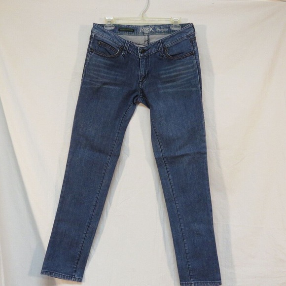 Rock 47 Jeans Ultra Low Rise‎ Embellished pockets & back yoke WHS23SF Size 7x31 - Picture 3 of 4